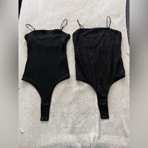 Hollister Black Bodysuits Set
